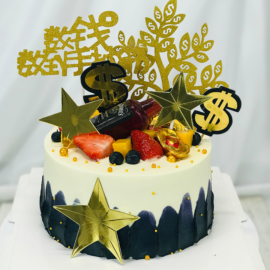 属马生肖蛋糕 马年马上发财生日蛋糕-创意蛋糕_s014-深圳米琪轩蛋糕